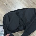 Black Textured 3 XL strapless bikini top Size 3X Photo 2