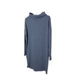 CAbi ‎ Cowl Neck Long Sleeve Tunic MIDI Dress Size M Gray Minimalist Casual Photo 7