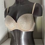 Victoria's Secret Victoria secret Dream Angels lightly lined Demi embellished rhinestone bra 32DDD Photo 3