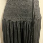 Hudson Gray Black Smocked Wide-Leg Pant Photo 6