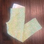 Lilly Pulitzer  Capris Length Green Pink White Print EUC Photo 0