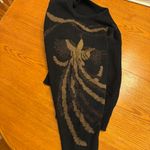 Evan Picone  Vintage 90’s Wool Sweater with Bronze & Gold Metallic Design Photo 3