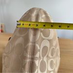 Coach Authentic  Poppy Signature Bag Tote Metallic Gold Cream Pink #H1220-18979 Photo 9