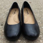 Softwalk Women's  Sonoma Black Leather Ballet Flats Sz 8.5 Photo 1