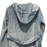 UGG Women's Hooded Short Robe Blue Green Small Pockets Comfort Warm Mom Photo 3