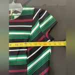 Michael Kors  A-Line Dress Sz 8 Green Career Striped Knee Length Professional Photo 5