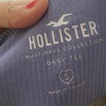 Hollister Purple Lilac Crop Top Baby Tee Photo 4