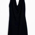 Frederick's of Hollywood Vintage Fredrick's of Hollywood Halter Dress Size Medium Butterfly Back Black Photo 0