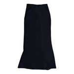 Baobab Katio Black Satin Maxi Skirt Small NWT Side Slit w/ Metal Hardware Photo 8