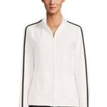 Avia Womens Athletic Jacket Size 22 XXXL Track Style Off White New Photo 5