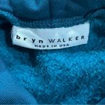 Bryn Walker Cowl Neck Sweatshirt Poncho Turquoise Women’s XL Photo 2