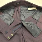 Loft  Marisa Trouser Dark Berry Melange Wide Leg Pants Size 4 Photo 11