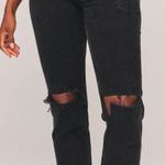 Abercrombie & Fitch Curve Love Ultra High Rise 90s Straight Jean Photo 0