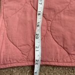 Lucky Brand  Cotton Quilted Zip Front Jacket (Sz L) Pink Photo 9