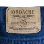 Jordache 1990s Vintage High Rise Dark Wash Straight Leg Mom Jeans Size 14 30" Photo 5