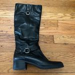 Bandolino  Black Leather Knee High Riding Boots Photo 8