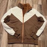 Zyia Camel Sierra Sherpa Reversible Jacket Brown Size XS Photo 0