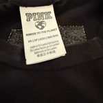 PINK - Victoria's Secret Victoria's Secret Pink Bling Campus Tee Shirt T-shirt Black Gold Dog XS OS Photo 3