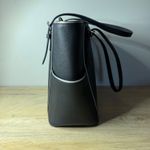 Michael Kors  Jet Set Bag Black White Tote Saffiano Leather Purse Shoulder Bag Photo 3