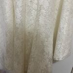 David's Bridal Ivory Lace Tank Lace Wedding Dress with Illusion Back Size 8 Photo 6