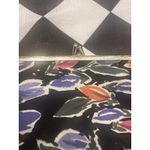 Vintage Black Floral Kiss Clasp Coin Pouch Clutch Evening Bag Cosmetic Makeup Photo 1