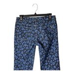 Kate Spade  Jeans Women 28 Blue Indigo Cheetah Print‎ Play Hooky Skinny Animal Photo 4