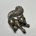 Lot Of 2 Matching Signed Gerry’s Brooch Pins grey squirrel Mommy / Child Set Photo 2