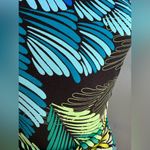 Y2K En Focus Studio gathered drop hem floral short sleeve dress, size 10 Black Photo 4