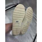 Vince  Ivory Bone Perforated Soft Leather Slip On Sneakers Size 9 Shoes Photo 6