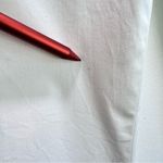 Escada Sport White Cotton Trousers Pink Satin Side Stripe Country Club Size 44 Photo 7