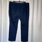 Banana Republic  Cotton Wool Jacquard Ryan Pants Blue 12 Short Office Career Photo 3