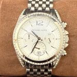 Michael Kors  MK5834 Pressley Chrono Bling Silvertone Stainless Steel 39mm Watch Photo 0