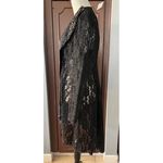 Vintage Dollar USA Black Whimsygoth Lace Blazer Size L Photo 5