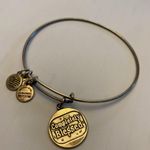 ALEX AND ANI  Silver Completely Blessed Words Have Power Adjustable Bracelet Photo 0