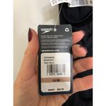 Speedo Swimsuit Women 12/38 Black ProLT Super Pro Solid One Piece Cross Back NWT Photo 3