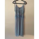 Free People NWT  Intimately Light Blue Lace Slip Dress Sleeveless Women's Medium Photo 1