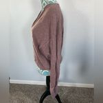 Free People  Cashmere V Neck Sweater Mauve size Small So Soft! Photo 2