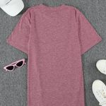 "BE KIND" GRAPHIC PINK MAUVE T Photo 9