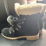 G.H. Bass &Co. G.H.Bass & CO. Abigail Faux Fur Ankle Boots Black Cream Size 8 1/2 Photo 6