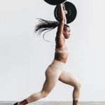 Nobull NWT High-Rise Plush Heather Crop Tight - XS - Sand (Beige/Tan) Photo 3