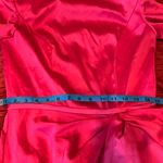 Mac Duggal NEW IEENA FOR Pink Long Sleeve Structured Bow Draped Gown Size 6 Photo 5