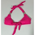 Pink Magenta Diamond Halter Bikini Top Size S 🩷 Photo 1