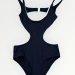 Solid & Striped Sarah Cutout Rib One-Piece Swimsuit Size Medium Photo 0