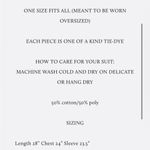 Max Roux Black & White Tie Dye Sweatshirt Photo 3