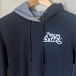 Aviator Nation  keep on surfin’ grey cropped hoodie Photo 2