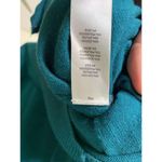 Chico's Womens Size 3 XL Pullover Sweater Green V-Neck Long Sleeve Zip Ribbed Hem Photo 5