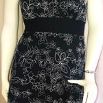Studio 1940 Black Embroidered Halter Dress Photo 0