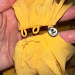 Alice + Olivia  One Shoulder Dress Ruffle Party Cocktail Yellow Size S see photos Photo 4