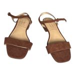 LC Lauren Conrad  Obsidian 7 chocolate Block Heel Sandal ankle strap memo…​ Photo 6