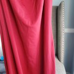 Scoop neck wine color maxi dress with slits on the side size large new n… Red Photo 6